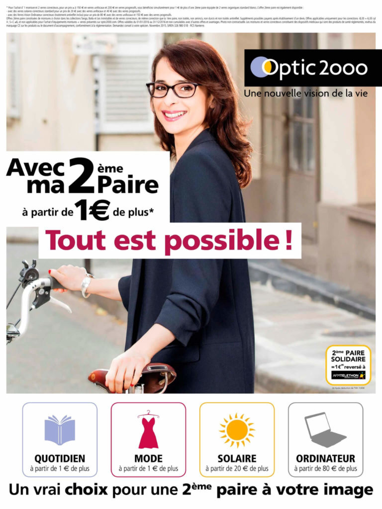 Campagne 2ème paire pour optic2000 - Étude de cas 02-02